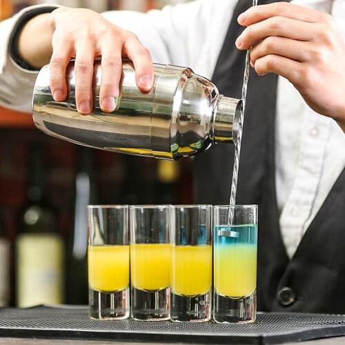 Rainbow Cocktail B52 Wine Glass Pausse Cafe Bar Wedding Party Mixologist Liqueur Tequila Shot Glass Liquor Spirits Pulque Cup