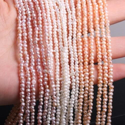 Natural Pearl Potato Shaped Loose Beads for Handmade Crafts Bracelet Necklace Earrings Making DIY Jewelry Accessories