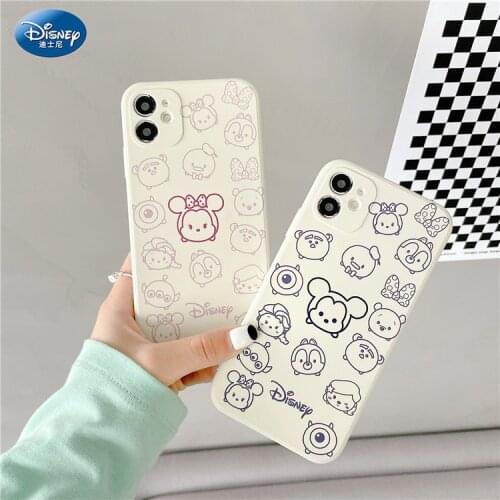 DISNEY 2021 Mickey Case for IPhone 11 12 Pro Xs Max iPhone SE 2020 6 6S 7 8 Plus Cute Phone Case 360 Full Cover zz0616