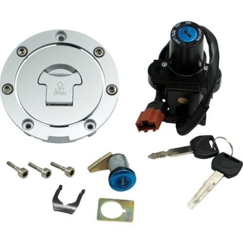 For Honda CBR600 F2 CBR900RR CBR919RR NSR250 MC18 MC21 CBR250 MC19 MC2 CBR400 VFR400 Ignition Switch Cap Lock Set With 2 Keys