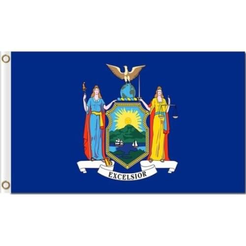 US states official flags New York national 3x5ft polyester flag