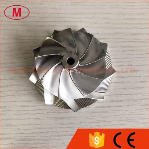 GTX3076 GEN ll point milling 58.23/76.43mm 9+0 blades bore:6.00 performance turbo billet/milling/aluminum 2618 compressor wheel