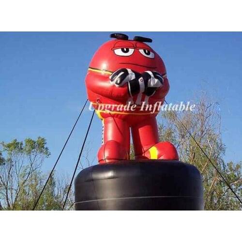 2017 hot sale replica inflatable giant inflatable chocolate with black base for advertising