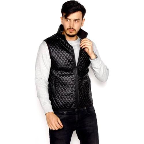 Puff Vest Quilted Fabric Custom Pattern Zippered Pocket