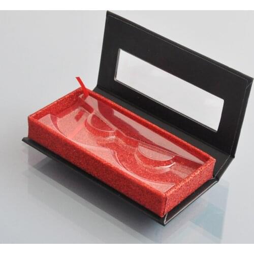 Wholesale eyelash packaging box lash boxes packaging custom logo 25mm mink eyelashes faux cils magnetic black case bulk vendors
