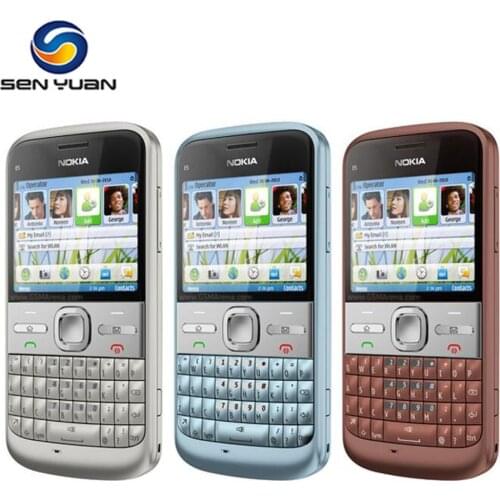 Original Nokia E5 Mobile Phone 5MP Camera 3G WIFI GPS Bluetooth cheap nokia E5 Cell Phones