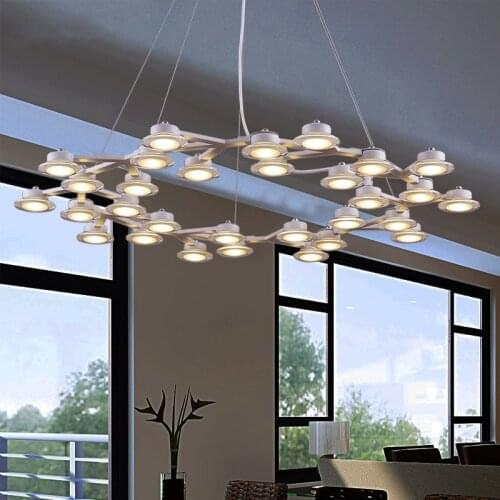 Modern LED Pendant Lamp Shade Chandelier Hanging Suspension Light Fixture For Dinning Room Bar Hotel Decor Chandelier PA0141