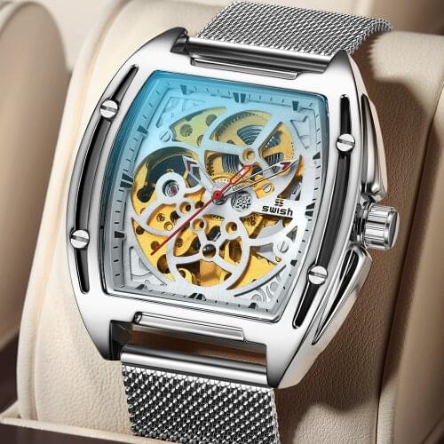 Мужские серебряные часы SWISH China At AliExpress