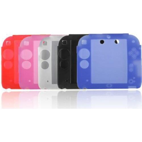 For 2DS Game Console Ultra Thin Rubber Gel Protective Case Skin For 2DS Accessories Soft Silicone Skin Shell Case Cover