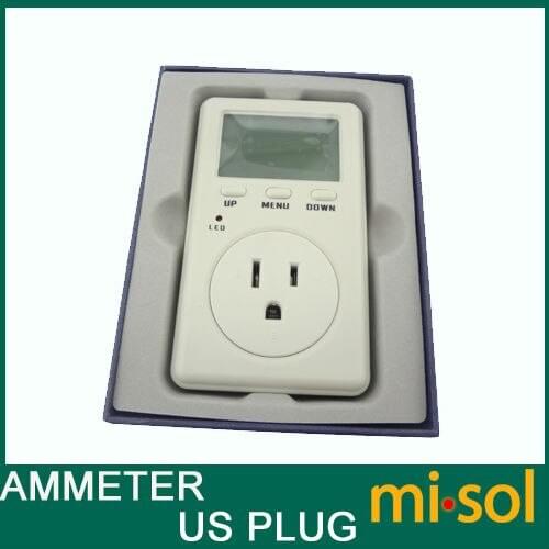 USA Plug Ammeter Energy Power Watt Voltage Volt Meter Monitor Analyzer
