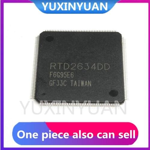 1pcs RTD2634D RTD2634 RTD2634DD RTD2634DG RTD2634SP QFP LCD CHIP IC
