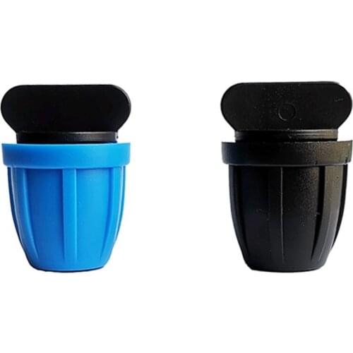 2Pcs Garden Water Hose End Connector 8/11mm Micro Drip Irrigation System Hose End Plug