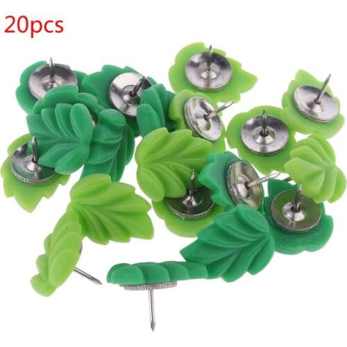 20pcs/set Plastic+Metal Thumbtacks Map Pin Pushpin Cork Board For Art Photo Message Wall Thumb Tack Decor