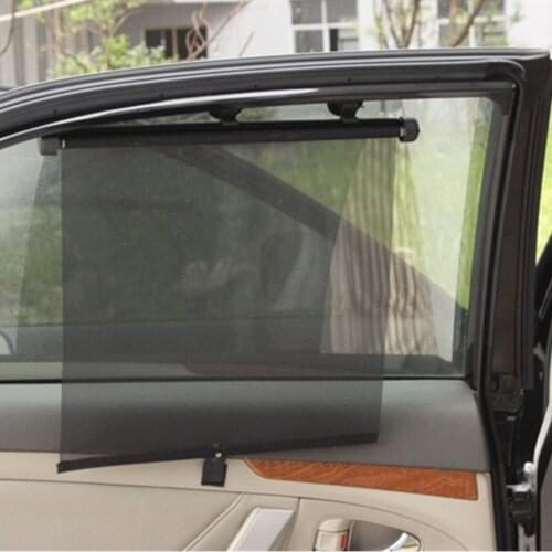 Chunmu 2pcs Universal Retractable Car Vehicle Curtain Window Roller Sun Shade Blind Protector (40 * 45CM) Car Styling