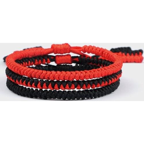 3pcs Tibetan Buddhist Braided Bracelet Good Luck Charm Tibetan Thread Bracelets & Bangles Women Men Handmade Jewelry Lover Gift