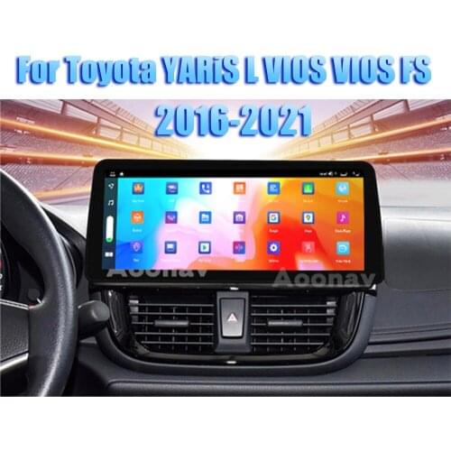 128GB Android Car radio GPS For Toyota YARiS L VIOS VIOS FS 2016-2021 car Multimedia Player Navigation Stereo receiver Head Unit