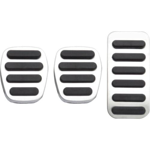 Car Pedal Manual Wave Brake Accelerator Non-perforated Metal Pedal Suitable for Volvo Xc40 and Lynk & Co