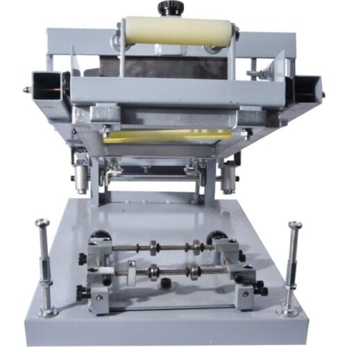 Cylinder Screen Printing Machine For Pen, Bottles Or Other Round Products Manual round surface screen printing Machine