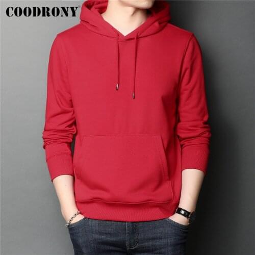 COODRONY Mens Winter Hoodies