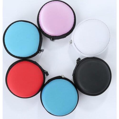 Earphone Holder Case Storage Carrying Hard Bag Box Case For Earphone Headphone Accessories Earbuds Memory Card USB Cable