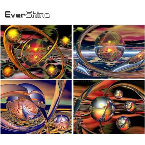 EverShine Diamond Painting Full Square Landscape Cross Stitch Diamond Embroidery Water Drop Bead Picture Kits Wall Decoration