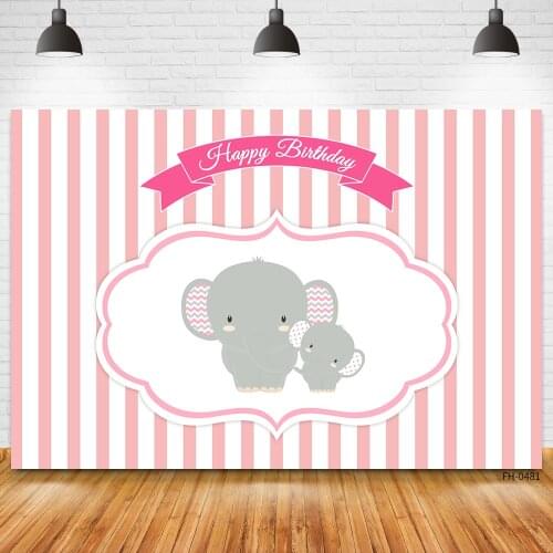 Custom Name Pink Banner Photography Background for Birthday Family Party Newborn Baby Shower Children Boy Girl Photo Backdrops