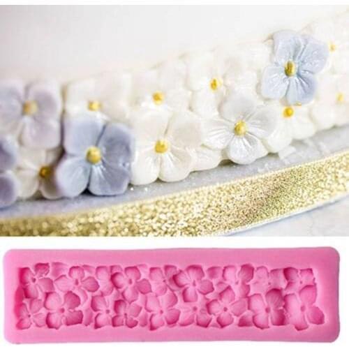 Fashion 3D Flowers Silicone Cake Mold DIY Fondant Cake Chocolate Decorating Baking Tools New