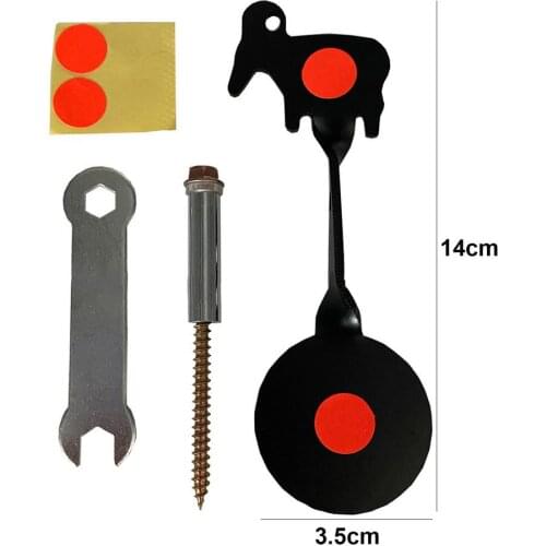 Hunting New Shooting Targets Rotatable High-carbon Steel Practice Target Outdoor Hunting Practice Shooting Target Tactical