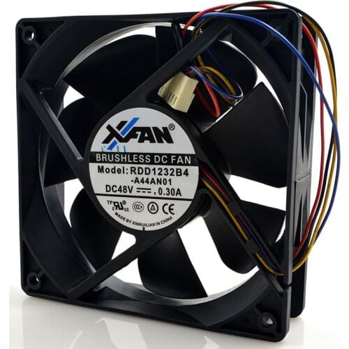 Original FOR xfan rdd1232b448v0.30a12033212cm 4-wire PWM temperature controlled ball fan