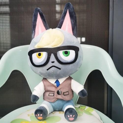 Animal Crossing New Horizons 25cm Raymond Cat Plush Toys Game Doll Gifts For Children