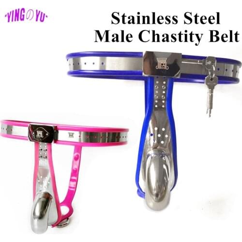 Stainless Steel Male Chastity Belt Device Penis Lock Cock Cage Bdsm Sex Toys for Men Penis Panties Adult Games Erotic Products