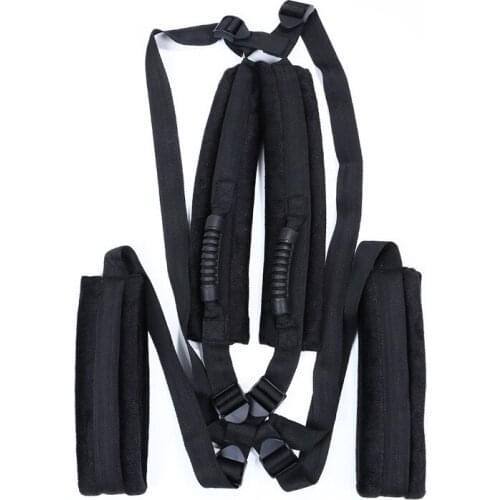 Adjustable Erotic Restraint Strap Sex Assist Bondage Male Use Shoulder Back Bandage Fetish Adult Flirting Sex Toys For Couples