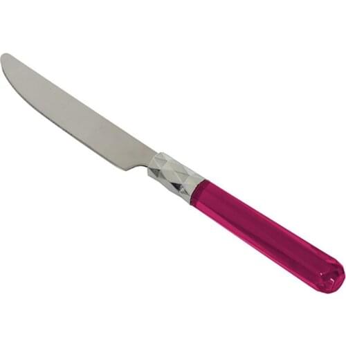 Pink Single Dessert Knife