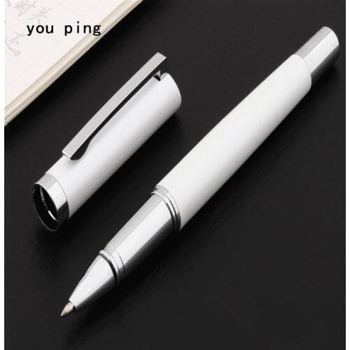 High quality 016 White Business office Rollerball Pen New School student stationery Supplies