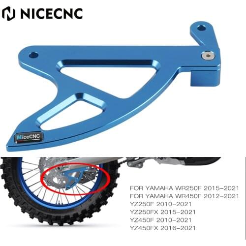NICECNC Rear Brake Disc Guard Cover Protector For YAMAHA YZ 250FX 450FX WR 250F 450F 250 450 F FX YZF WRF YZ250F YZ450F WR250F