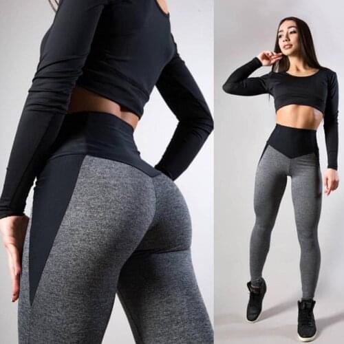 40# Womens Workout Leggings Fitness Sports Running slim Athletic Pants Sweatpants High-waisted Tights Casual Seamless Leggings