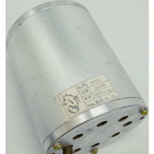 60V 2000W Central Drive High Speed Brushless DC Motor 5400RPM Electric EVO Scooter Brushless Motor