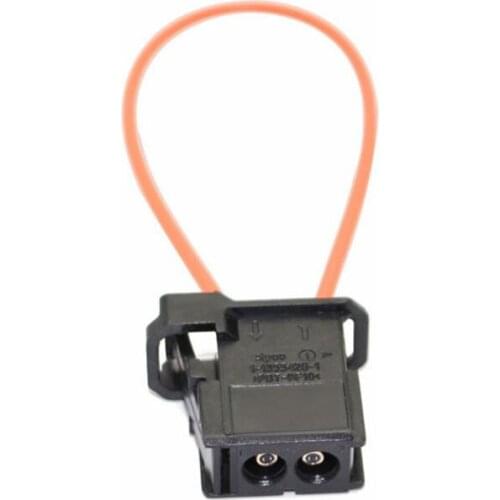 Automotive plastic optical fiber jumper loop ring sound detection test ring male loop