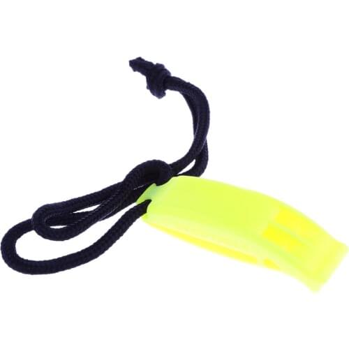MagiDeal Durable Marine Diving Safety Whistle Boating Camping Hiking Emergency Survival Whistle Tool Siren Yellow/ Black/Orange