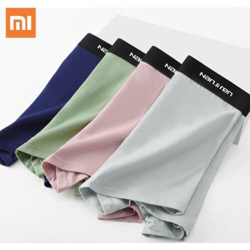 3Pcs Xiaomi Mens Underwear Graphene Antibacterial Mens Panties Boxer New Ultra-Thin Ice Silk Underpants Men Boxershort Panties