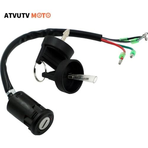 4wire Ignition Switch Key Set For 50cc 70cc 90cc 110cc 125cc 150cc 200cc 250cc TaoTao SUNL ATV Dirt Bike Electric Scooter