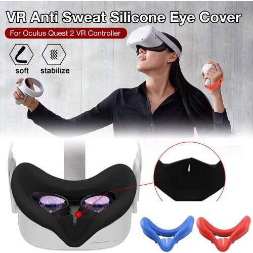 Eye Pad Cover For Oculus Quest 2 VR Glasses Silicone Anti-sweat Anti-leakage Light Blocking Eye Cover Pad For Oculus Quest 2