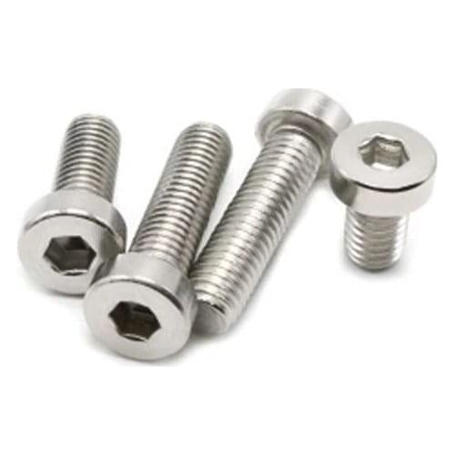 M4 Allen Socket Screw Thin Cylindrical head Bolt Allen Screws DIN7984 Stainless Steel Length 6mm-40mm
