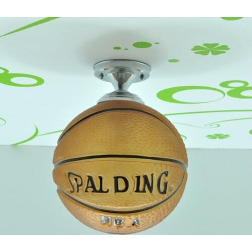 Basketball / Football Glass Children Room Lamps Pendant Lights For Dining Room Modern Pendentes E Lustres Pendant Lamp Luminaire