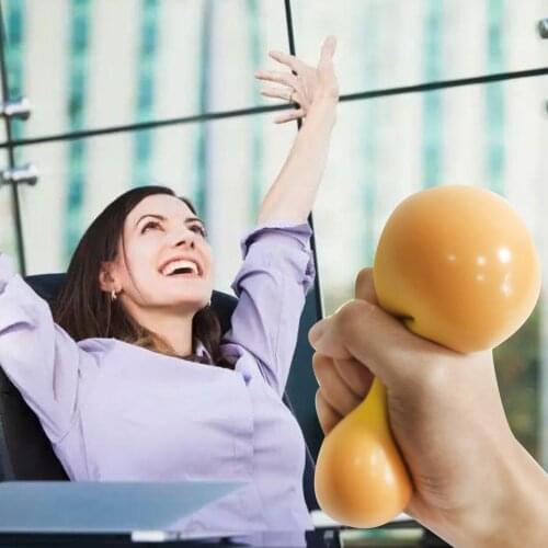 4pcs Squeeze Toys Sensory Toys for Children Adults Assorted Color Reducing Stress Rubber Toys Stress Relief Relieve Anxiety Ball