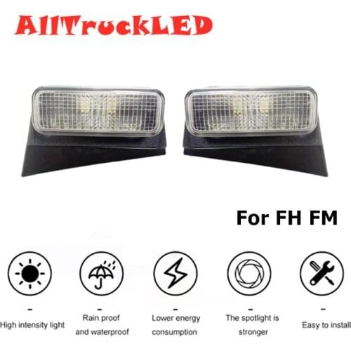 1pair LED Lights For New Volvo TRUCK FH FM TRUCK Front Top Light 24V For volvo side marker Light OEM 82349221 82348508 82349220