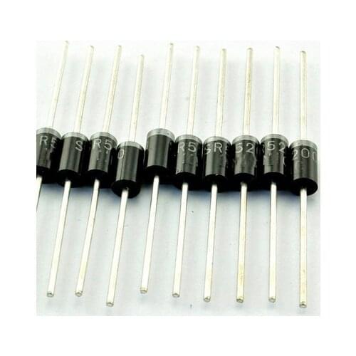 20PCS MBR5200 MBR5200A SR5200 = SB5200 Texiao line 5A 200V Schottky rectifier diode new and original In Stock
