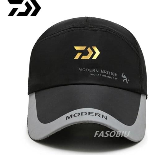 2021 DAIWA Fishing Sun Hat Summer New Outdoor Sports Quick-drying Mesh Baseball Cap Riding Leisure Windproof Sun Hat