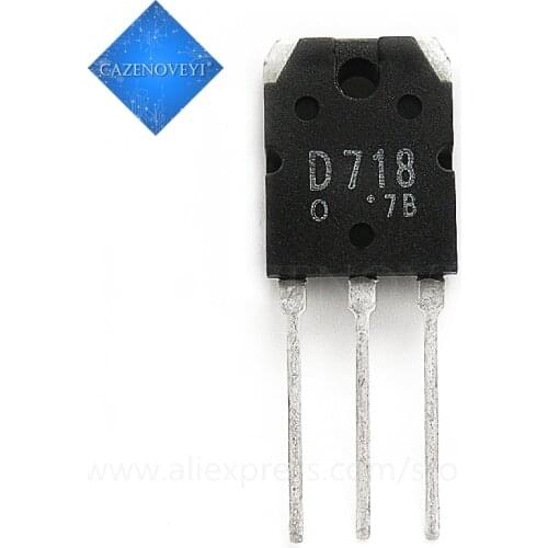 5pcs/lot 2SD718 D718 TO-3P In Stock