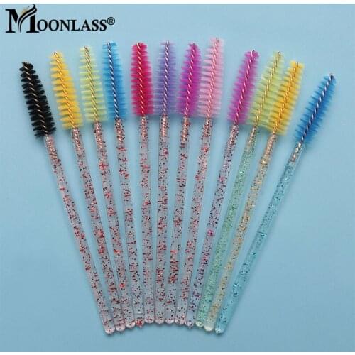 Mink Eyelashes brushes 50pcs Best quality Lashes brushes Hard plsatic tools Cosmetic Eyelashes Beauty Make Up